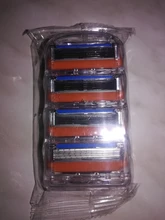 4 unids/pack profesional de 5 capas de hojas de afeitar Compatible para los hombres cara cuidado o Mache 3