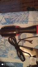 Secador de pelo 2 en 1 de un paso, voluminizador, cepillo de aire caliente, Alisador, rizador, cepillo para usar con secador de cabello