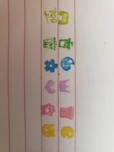 Almohadilla de tinta no tóxica de seguridad, 6 colores, almohadilla de tinta creativa de arco iris, sello de goma a base de aceite para impresión de dedos de niños, regalo artístico para niños