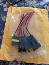 Juego de conectores eléctricos para coche y motocicleta, 1 AMP, 1P, 2P, 3P, 4P, 5P, 6P, impermeables, macho, hembra, con arnés de Cable