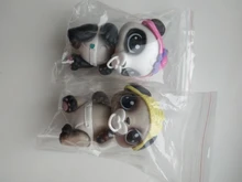 Muñecos de PVC para niños y niñas, minianimales de juguete de PVC, peludo, Panda, Pengiun, regalo