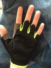 AOLIKES-guantes de ciclismo antideslizantes, para acampar, senderismo, gimnasio, Fitness, medio dedo