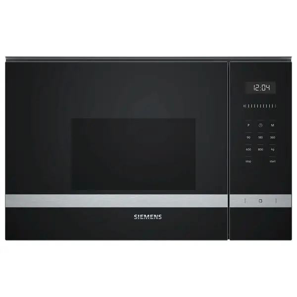 Встраиваемая микроволновая печь Siemens AG BF525LMS0 20 л 1270 Вт черный | Бытовая техника