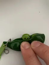 Juego Infinite-juguete para apretar Edamame, llavero de granos de guisantes, juguetes, colgantes, Bola de estrés, artilugios divertidos, correa para aliviar el estrés