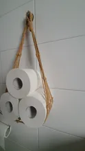 Rope-Holder Pocket-Rack Toilet-Paper Hanging Storage Bathroom-Decor Nordic Hotel 
