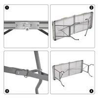 WOLTU Outdoor Folding Garden Table 5