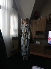 100% de algodón estampado para mujer, Vestido tipo Kimono elegante con cinturón propio, Túnica de talla grande para playa, Q1228