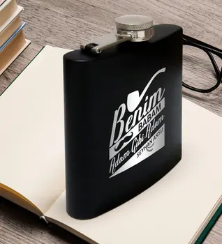 

Personalized My Dad As Fellow Man Themed Steel Drink Flask