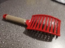 Cepillo de pelo profesional para mujer, herramienta de peluquería, peine húmedo para pelo, cepillo de masaje