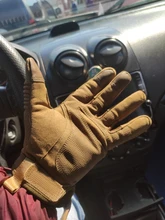 Guantes tácticos con pantalla táctil para hombre, de combate militar, Airsoft, al aire libre, escalada, tiro, Paintball, protección dura, dedo completo