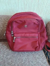 Mochila escolar impermeable para mujer, bolso de viaje informal de gran capacidad, color rojo, 2020