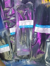 Sujetacables de nailon de 100mm, 150mm, 200mm, 250mm, 300mm, color blanco y negro, Cable de bloqueo automático, tirantes de alambre, venta al por mayor