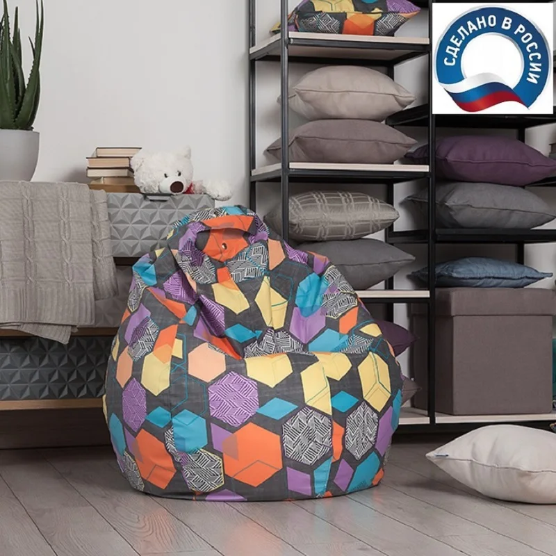 Billig Lima puh Delicatex multicolor Große Sitzsack Sofa Lima Liege Sitz Stuhl Wohnzimmer Möbel Abnehmbare Abdeckung Mit Füllstoff kinder Bequeme Schlaf Entspannung Einfach Sitzsack Bett Hocker Puff Couch Tatam Solide Puh Sitzkissen O