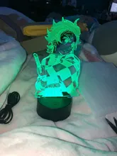 Led-Night-Light Bedroom Decor Zenitsu-Figure Gift Acrylic No-Yaiba-Lamp Demon Slayer