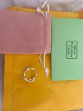 Foxanry-anillos de fiesta de Plata de Ley 925, cadena Simple hueca, Cruz, geométrica, diseño creativo hecho a mano, regalos de joyería para novia