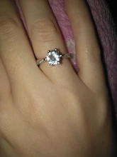 YANHUI alta calidad clásico La eternidad 1ct anillos de boda exquisito 100% Original de plata 925 Zirconia diamante anillos para las mujeres XR016