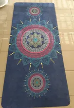 Esteras gruesas de TPE/ante para yoga, Esterilla de entrenamiento de silicona para Ejercicio físico, absorbe el sudor, 6mm