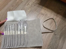 Zoreya marca pelo sintético suave sombra de ojos cepillo mango blanco mezcla rubor labio polvo resaltador maquillaje brochas Set 10 piezas