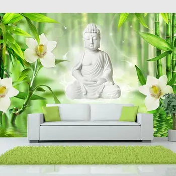 

Wall mural-Buddha and nature-250x175 cm
