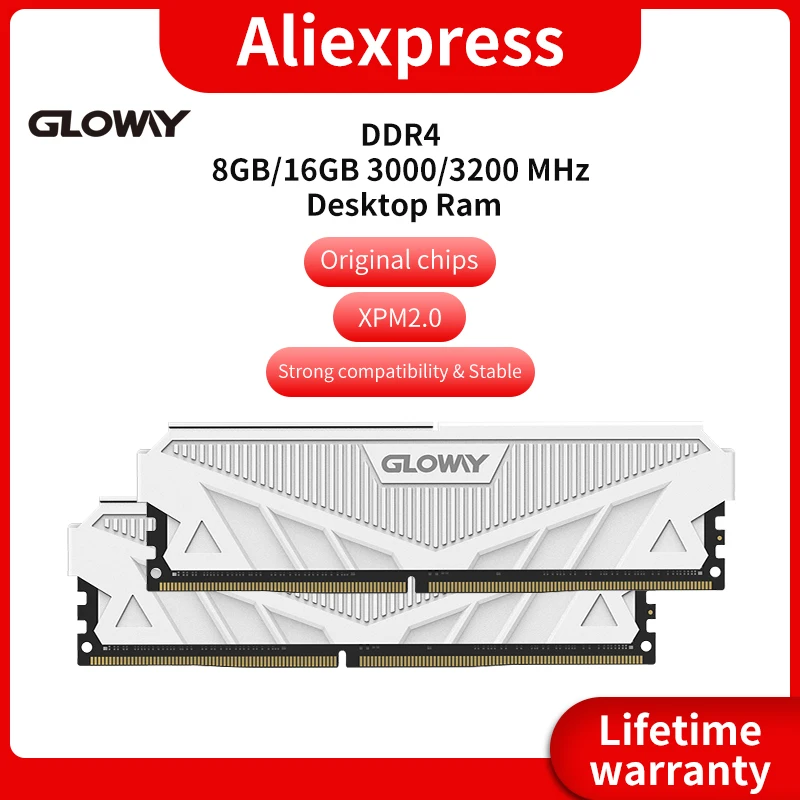  Оперативная память Gloway для ПК, DDR4, 8 ГБ, 16 ГБ, 3000 МГц, 3200 МГц 