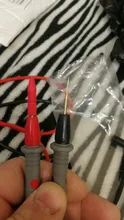 Sonda Universal de cable de silicona para multímetro Digital, 1 par de pines de prueba para multímetro Digital, punta de aguja 20A, multímetro con clip de 2mm