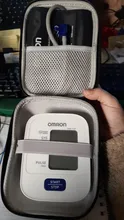 Caseling funda dura para Omron Monitor superior de presión arterial de brazo, bolsa protectora portátil de transporte de viaje-Negro