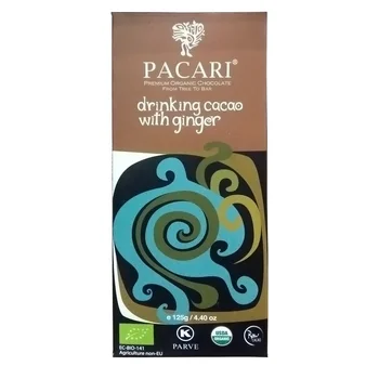 

Hot chocolate Pacari with ginger, 125 gr