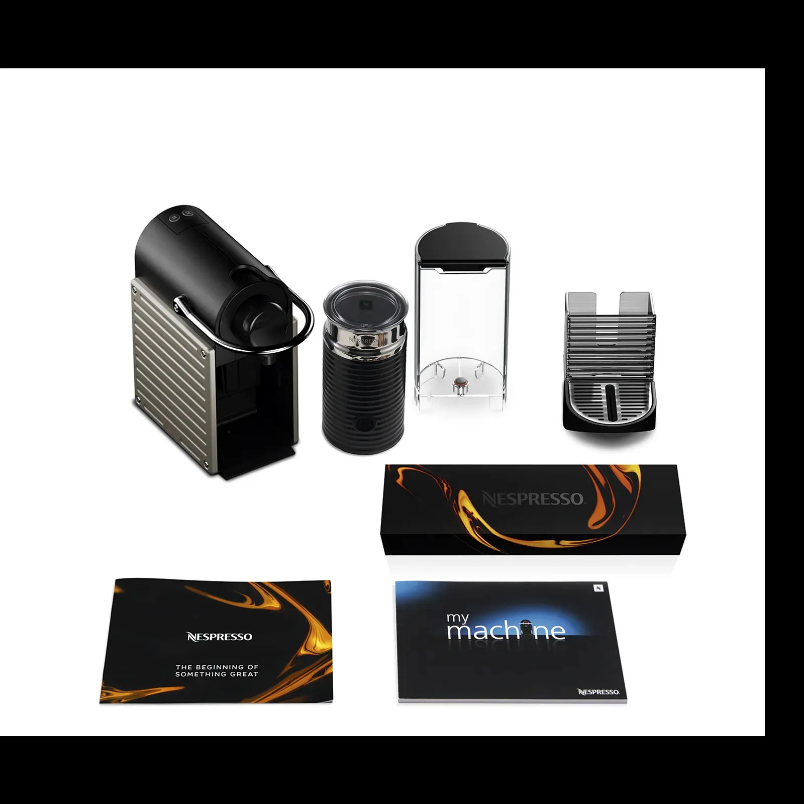 Nespresso C66t Pixie Titan Bundle 1000 
