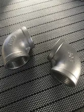 1-1/2-Pipe-Fitting Elbow Angled Stainless-Steel Female BSP 90-Degree Threaded 304 New