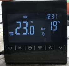 Temperature-Controller Wifi Heating-Room Electric 230V Black 110V 120V Back-Light All-Touch-Screen
