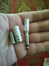 Conector de Audio enchufable para KTV, 2 uds., 6,35mm/6,5mm, Mono enchufe de amplificador, 6,35/6,5