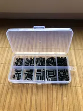 Flat-Head Screws Nuts Column Standoff-Spacer Plastic Spacing Nylon Hex Black/white M2.5