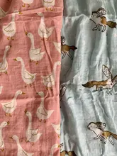 Manta de muselina para bebé, edredón de unicornio, bambú, súper suave y esponjoso, Deken de baño Infantil mensual, envoltura para niños, Bebek