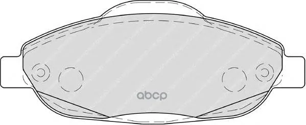 Колодки Тормозные Peugeot 308 07-/3008 09- Передние Ferodo Fdb4003 Ferodo арт. FDB4003