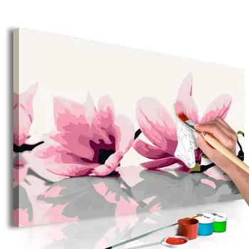 

DIY-Magnolia Picture (white background)-60x40 cm