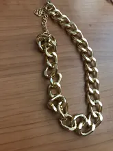 Modyle-collares de Color dorado estilo Punk Vintage, cadena gruesa, collares y colgantes, joyería para mujer, venta al por mayor