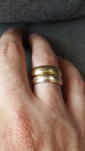Anillo de compromiso dorado de lujo para pareja, joyería fina de estilo Simple a la moda, regalo de aniversario para hombre y mujer