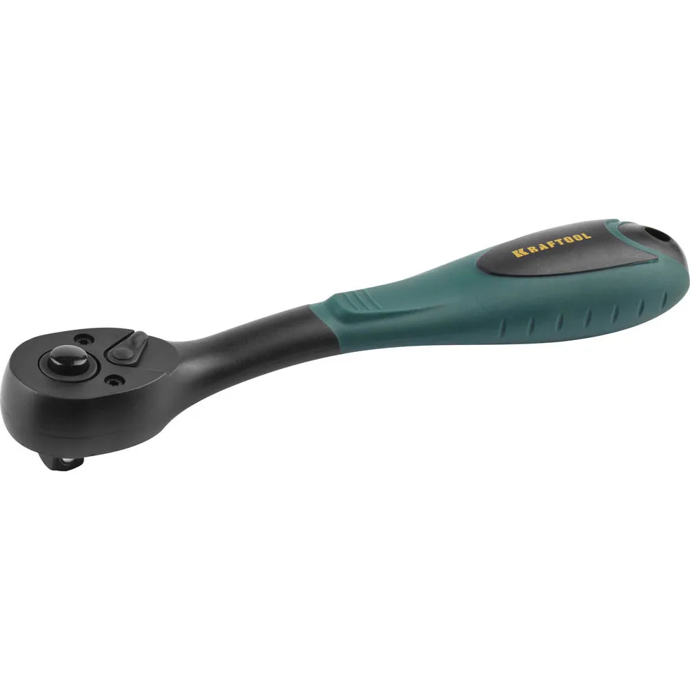 Трещотка для торцовых головок KRAFTOOL 3/8", 72 зубца, Сr-V сталь 27796-3/8_z02