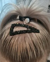 Hair-Accessories Hair-Claw Crab Imitation-Pearl-Hairpin Crystal Heart-Shape Girl Geometric