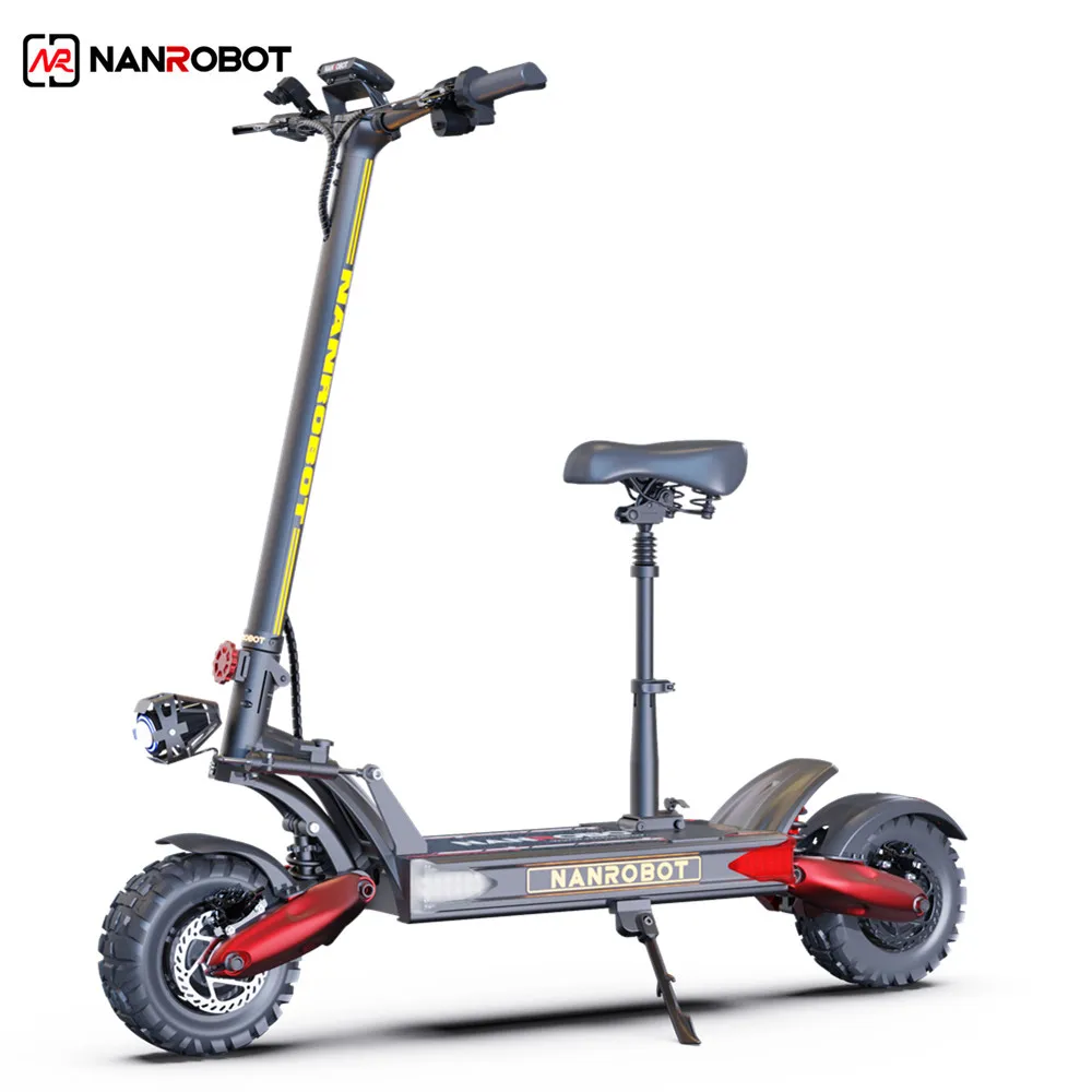 Bliv Mappe For det andet Nanrobot Ls7 Plus Fast Electric Scooter For Adult 60v 4800w Dual Motor  11inch Fat Off Road Tire 2 Wheels E Foldable Scooter - Electric Scooters -  AliExpress