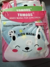 Mascarilla protectora KN95 de 5 capas con dibujos animados para niños y niñas, máscara de seguridad FFP3 para chico