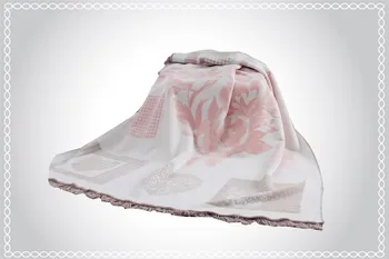 

Merino Double Personality Cotton Blanket Rosie