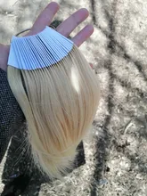 Anillos de Color de pelo humano, muestra de Color de prueba (3 grados), 30 Uds.
