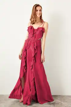 

Trendyol Flywheel Detailed Evening Dress TPRSS19VF0007