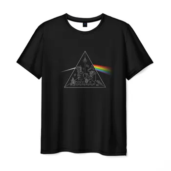 

Men's T-shirt 3D Pink Floyd make Rainbow