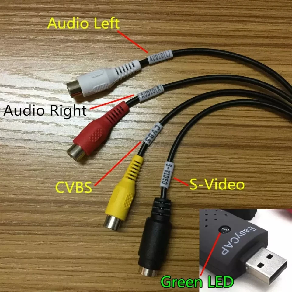 Рисунок 3 - Адаптер USB EasyCAP для видеозахвата