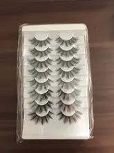 SEXYSHEEP-pestañas postizas 3D, 5/8/10 pares, naturales, voluminosas, maquillaje