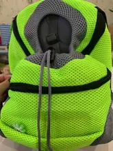 Pet Dog Carrier Backpack Breathable Grid Adjustable Hole For Dog cat Watching Cat Puppy