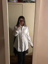 Blusas informal de manga larga para otoño camisa blanca mujer de talla grande para Estilo Vintage rosa 2020