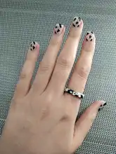 Retro nuevo Chic Corea transparente estética anillo colorido minimalista acrílico resina anillo para las mujeres joyería regalos de fiesta